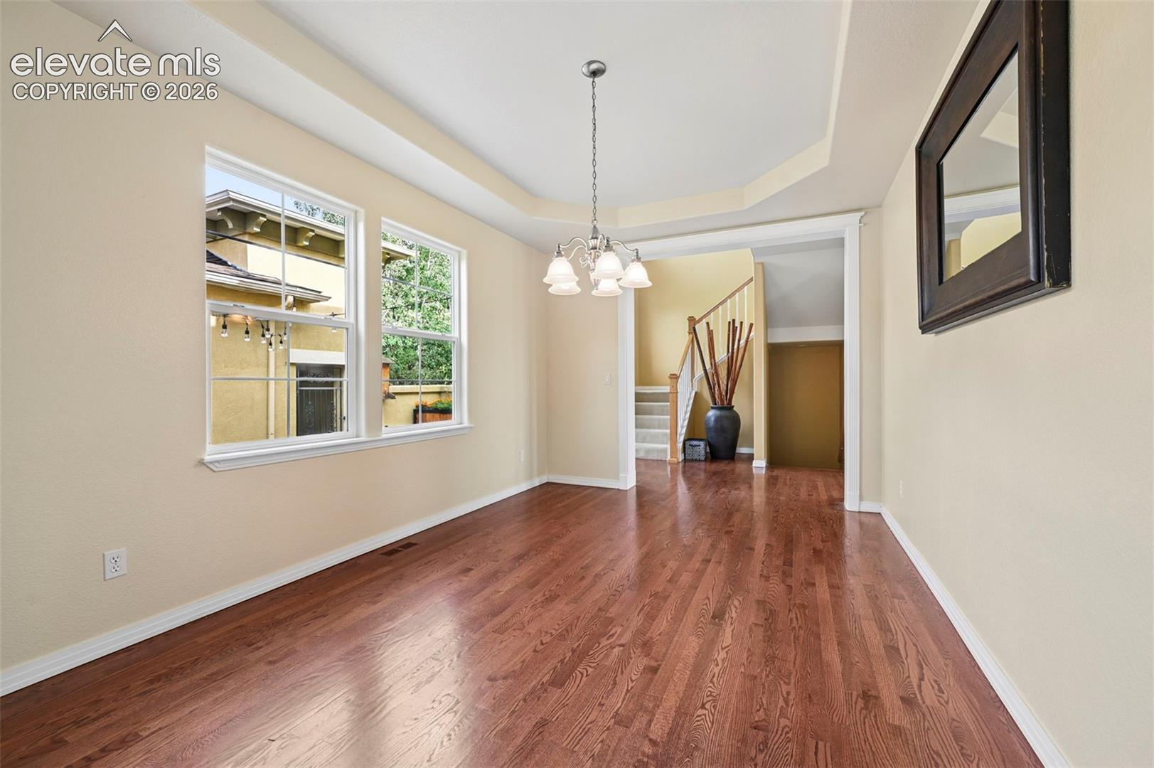 Formal dining area