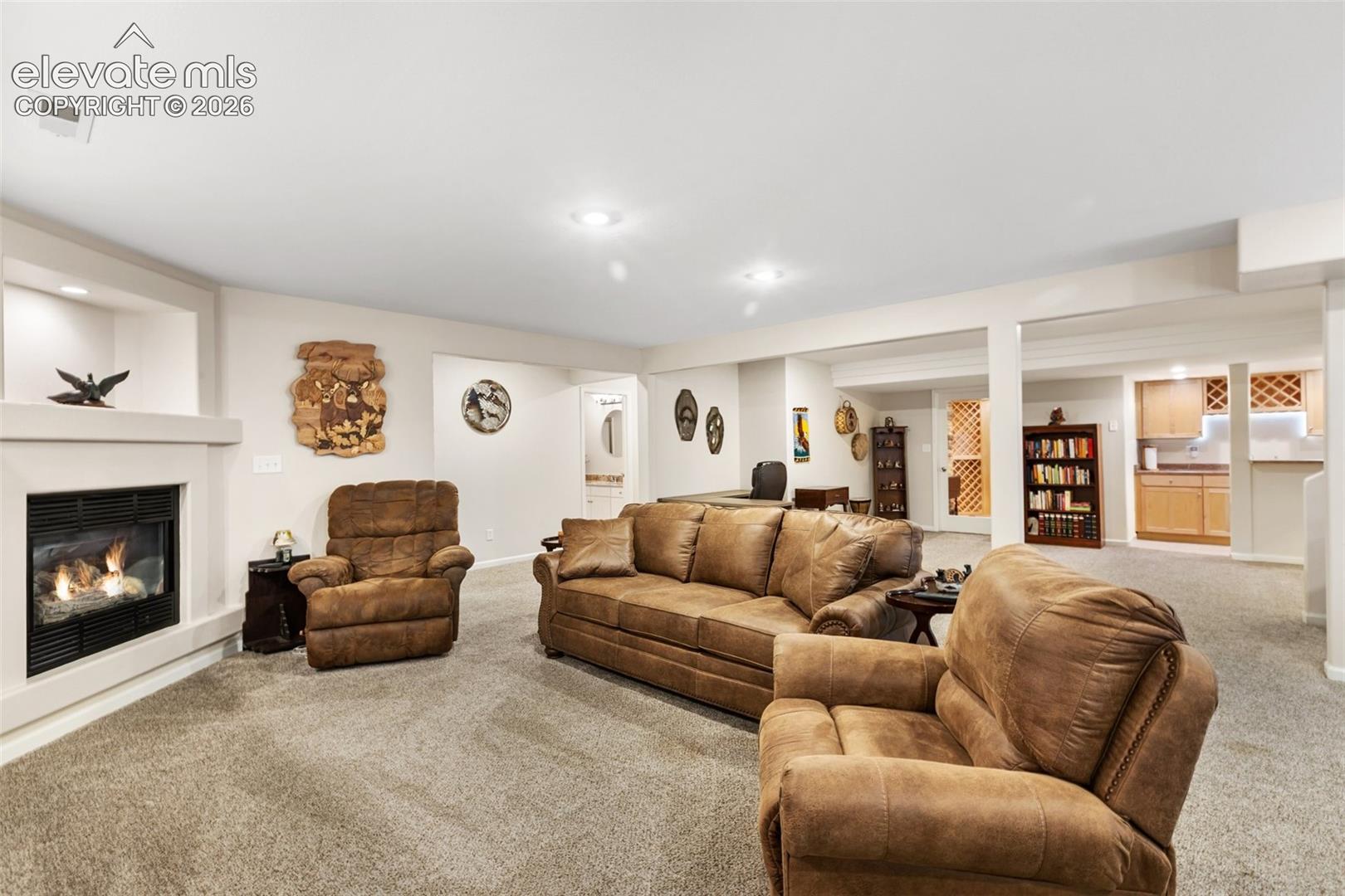 Lower level family room