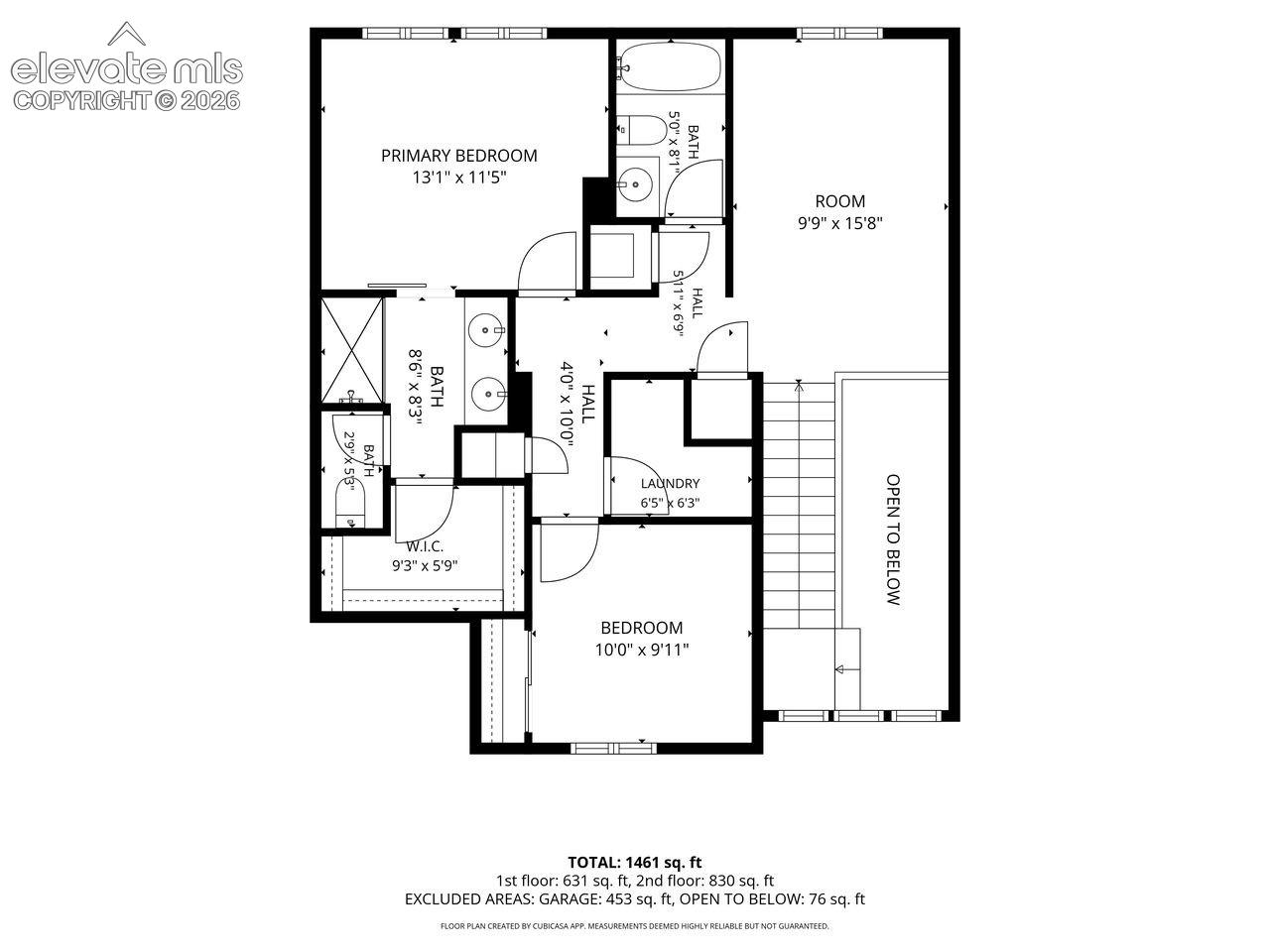 Upper Level floor plan