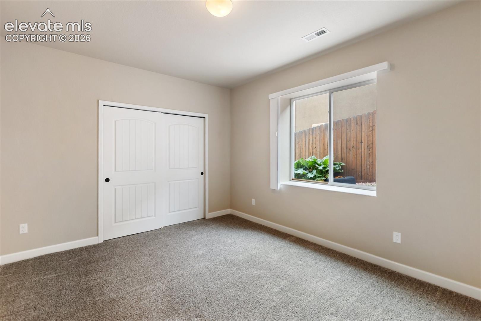 3rd Bedroom in the basement fits a Queen Size bed