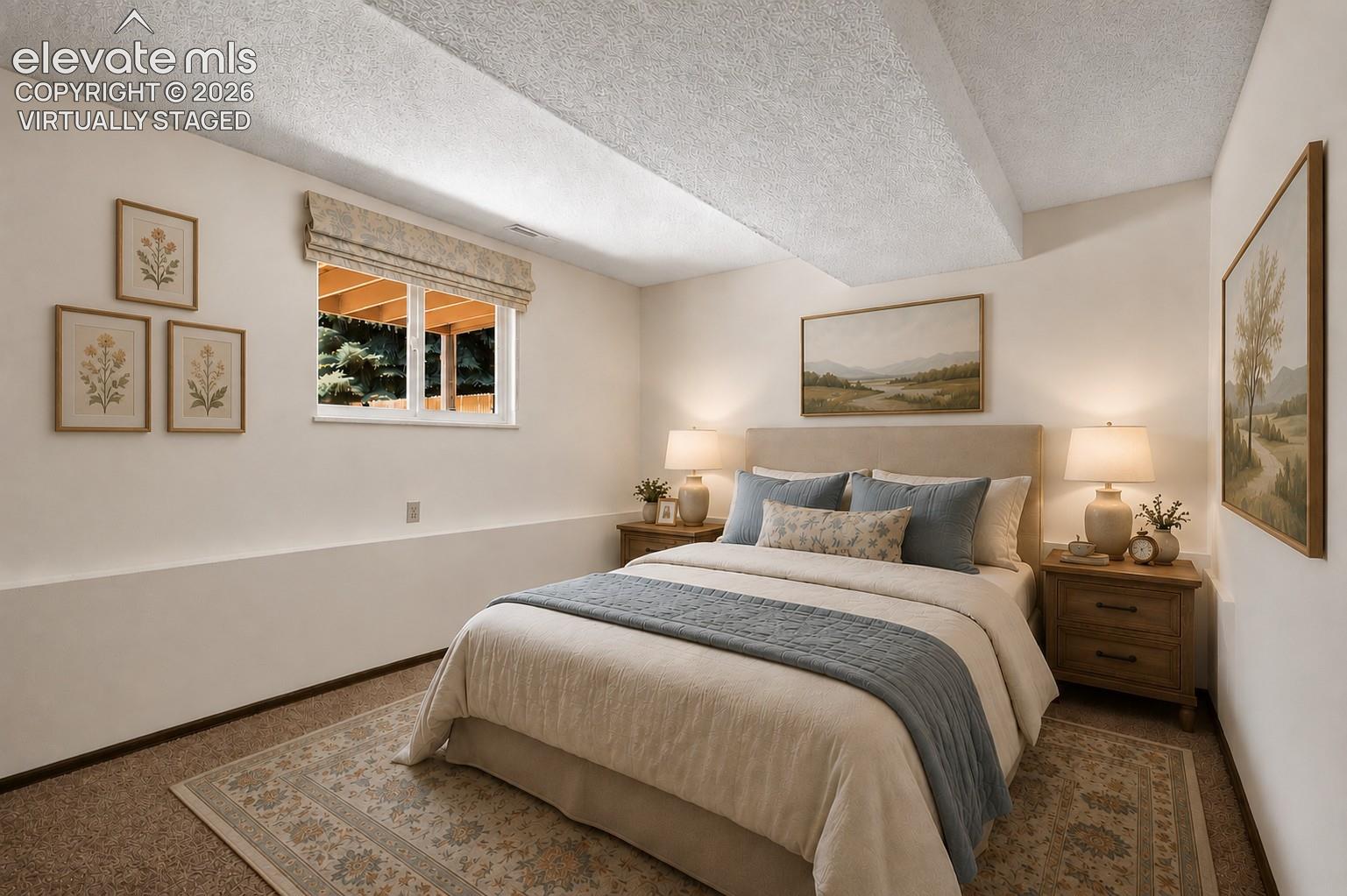 Virtually Staged; 4th Bedroom; Garden Level