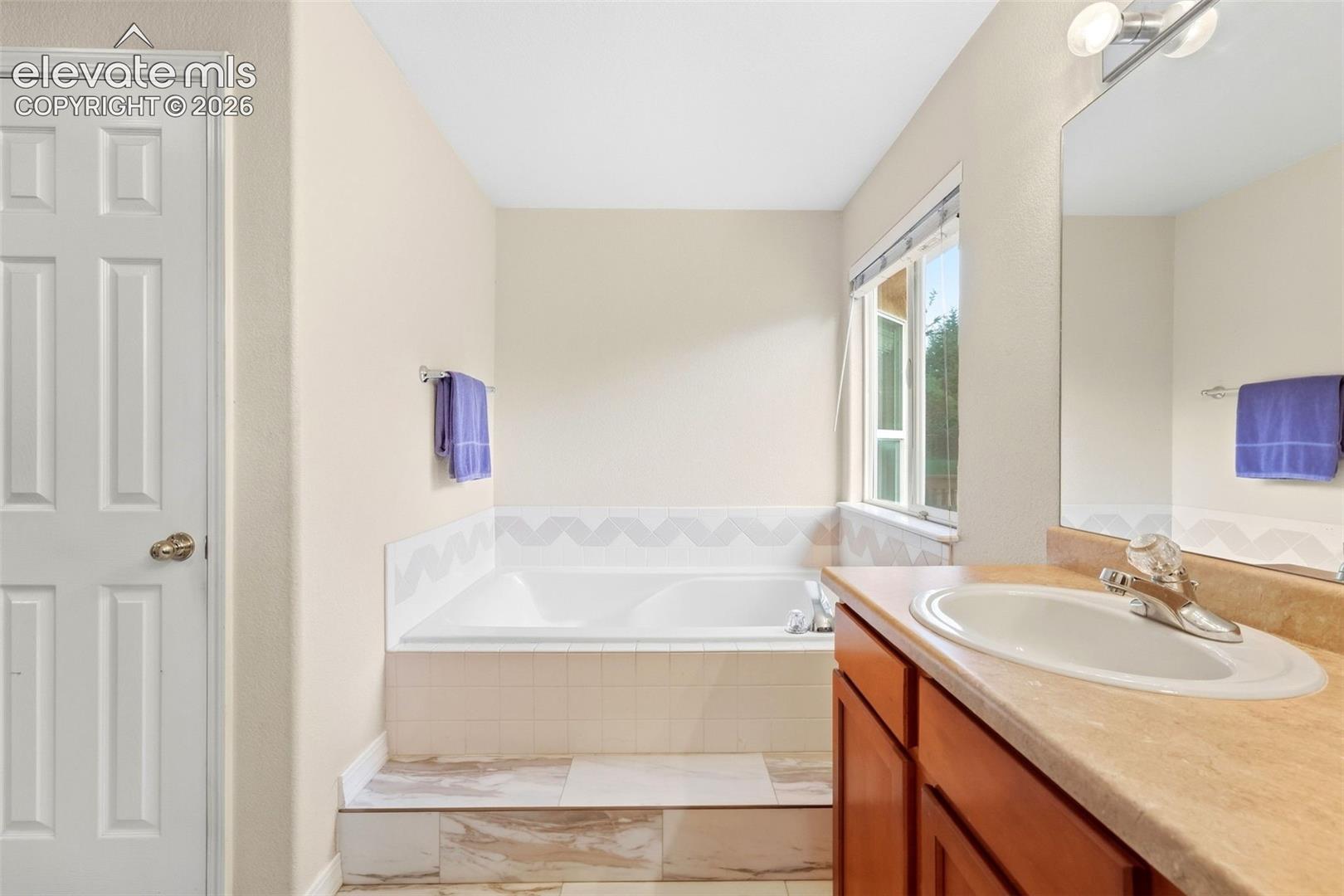 Primary Bathroom with Large Soaking Tub