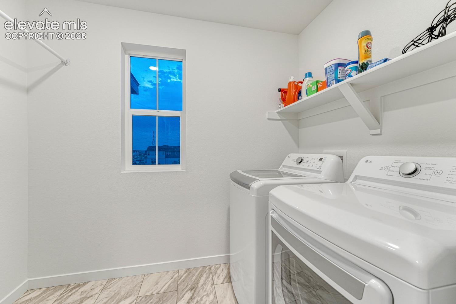 Upstairs laundry