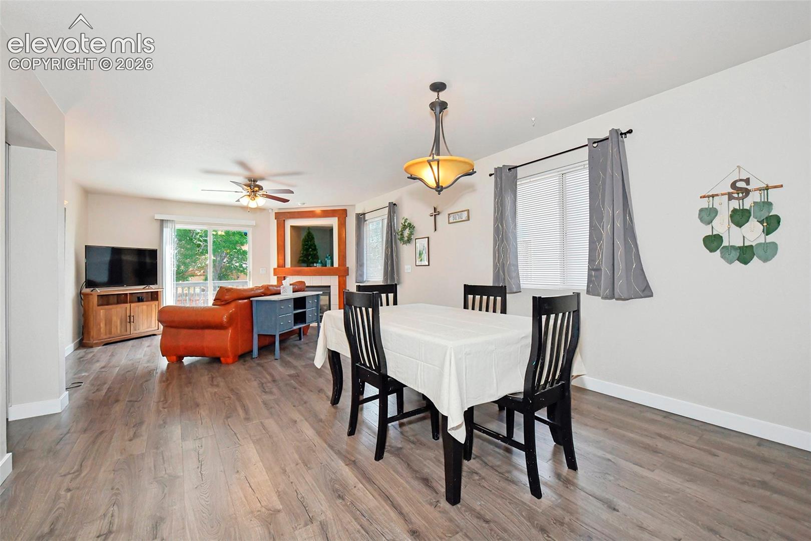 Looking into living room.