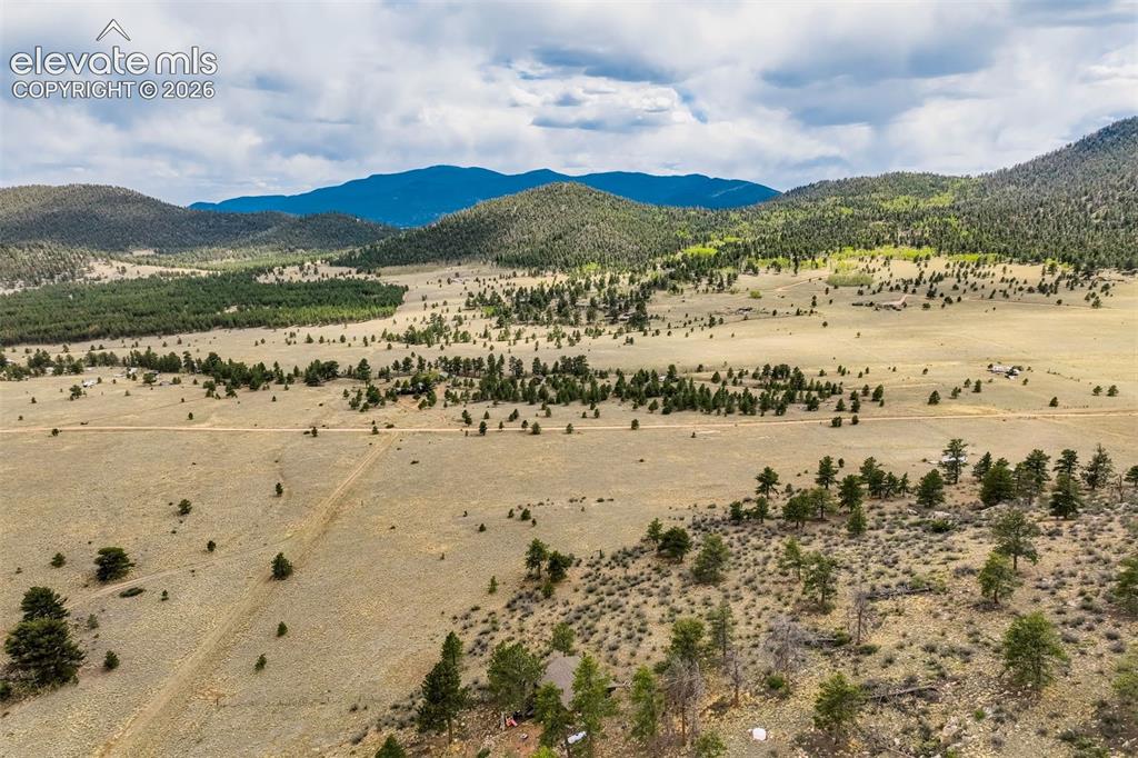Aerial overview looking to the South