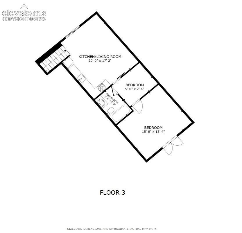 Floor plan - apartment suite
