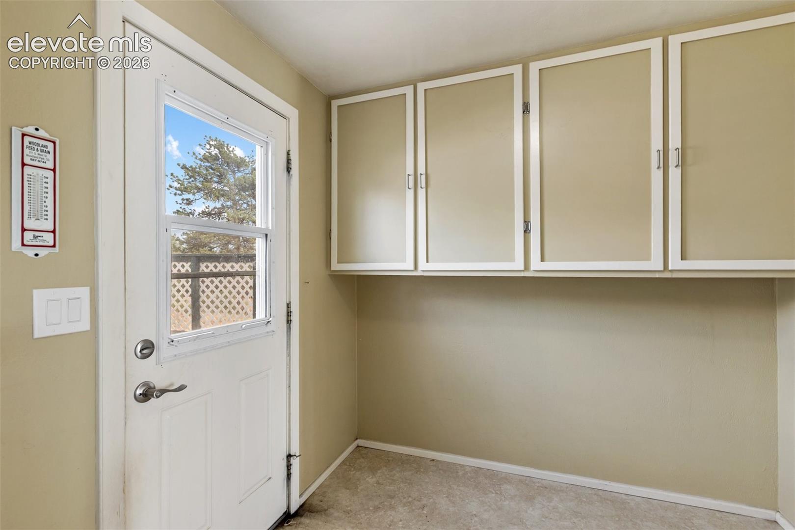 Mudroom entry area