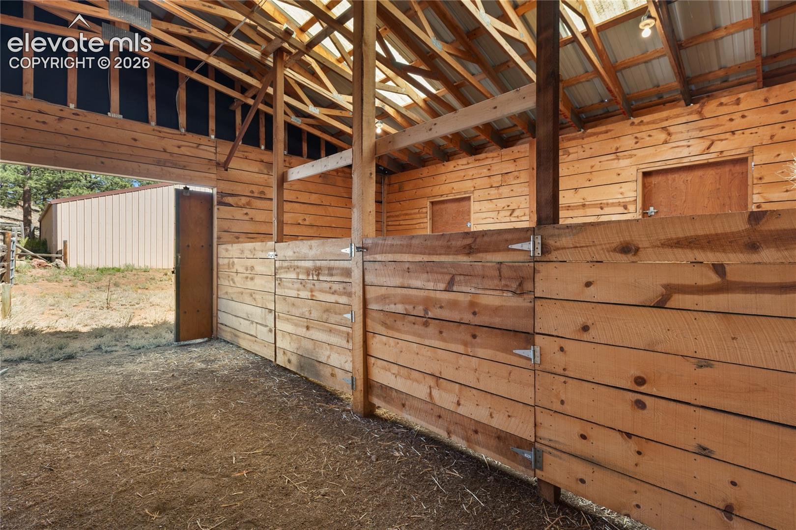 Four stall barn