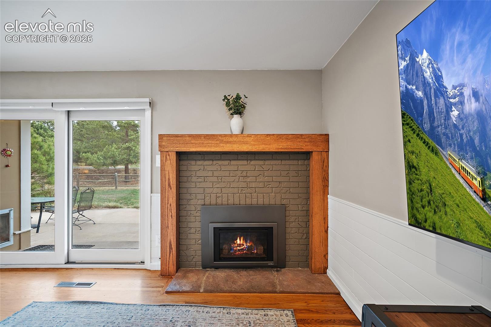 Living Room Fireplace.