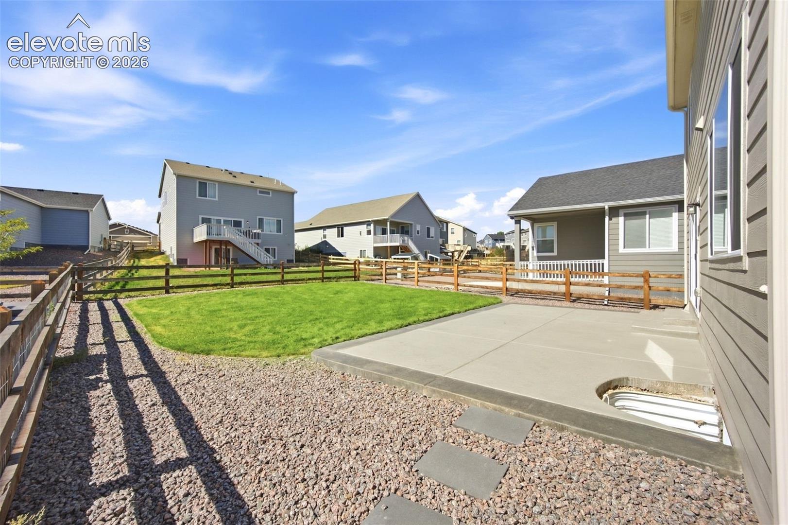 Fenced in yard