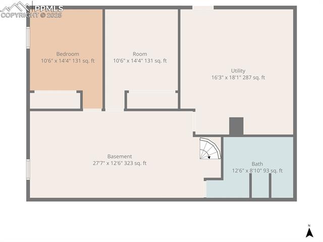 View of floor plan / room layout
