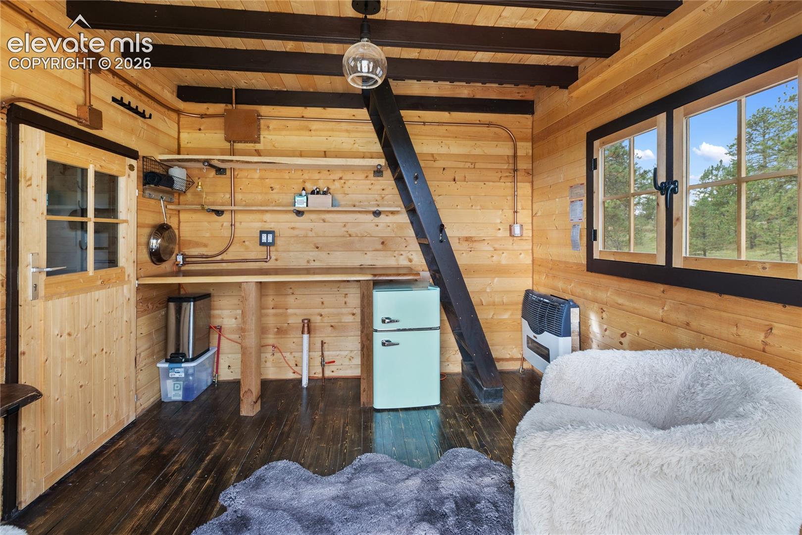 Stairs to loft bedroom