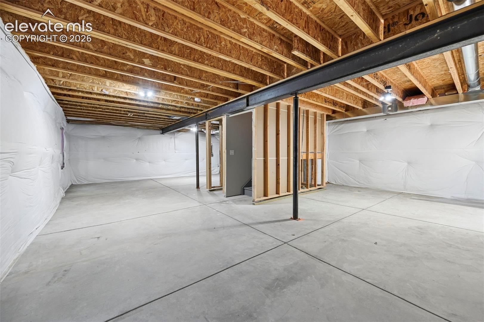 Egress windows, insulation, and rough-ins