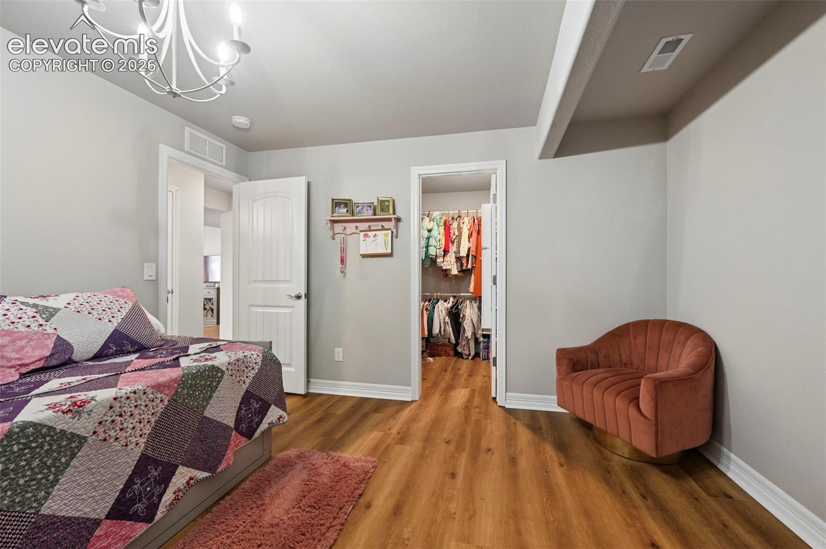 huge walk in closet