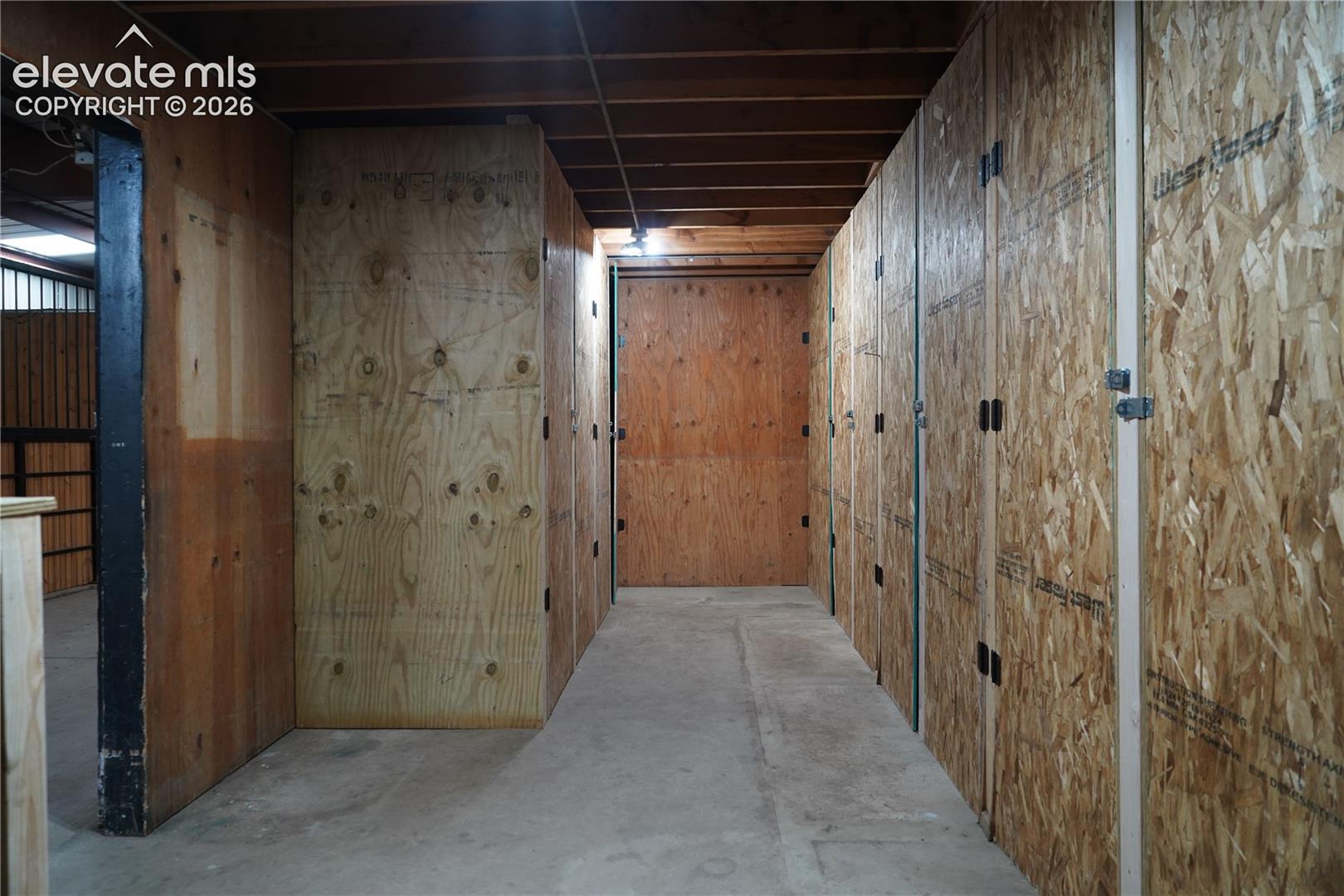 Interior walk & storage