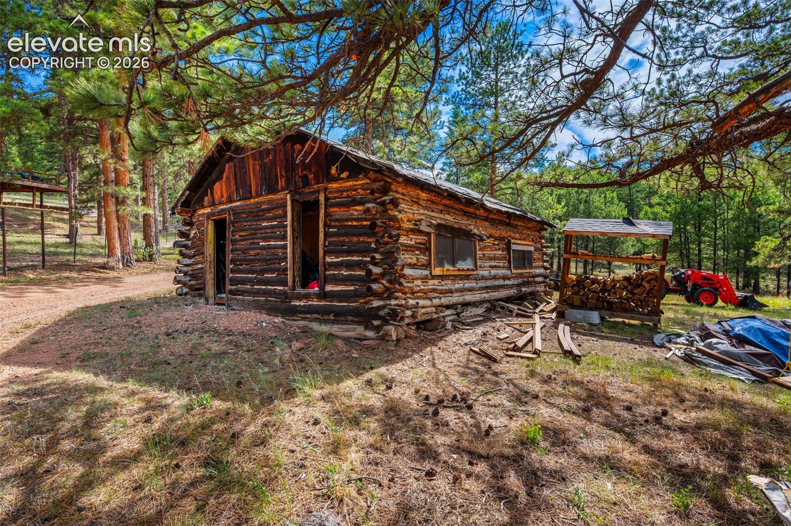 original homestead cabin adds so much character