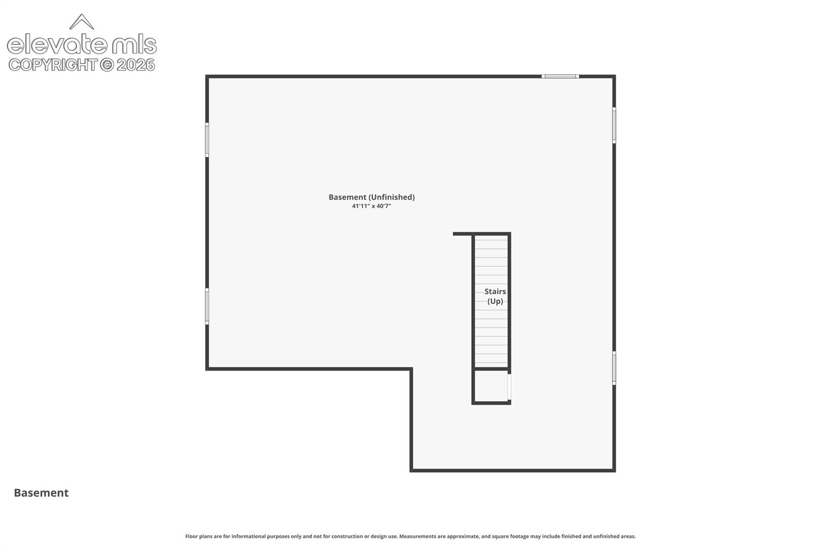 Basement - floor plan