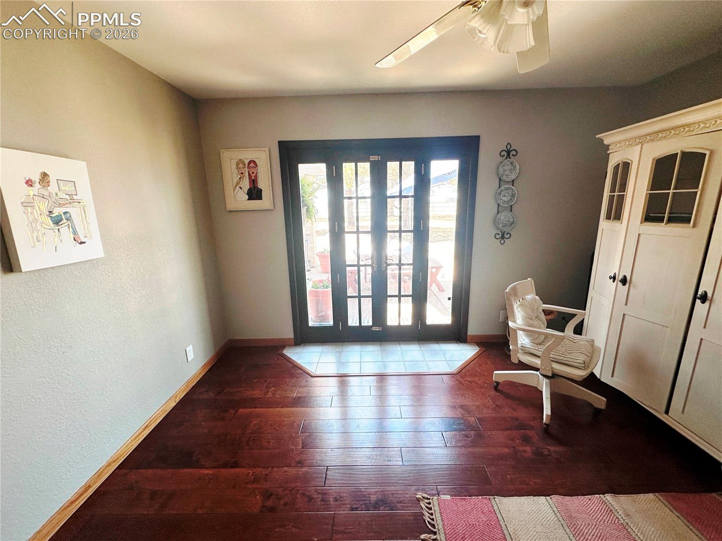 Bedroom 2, or office next to Primary bedroom. It has its own access door. Currently has no closet so is non-conforming.