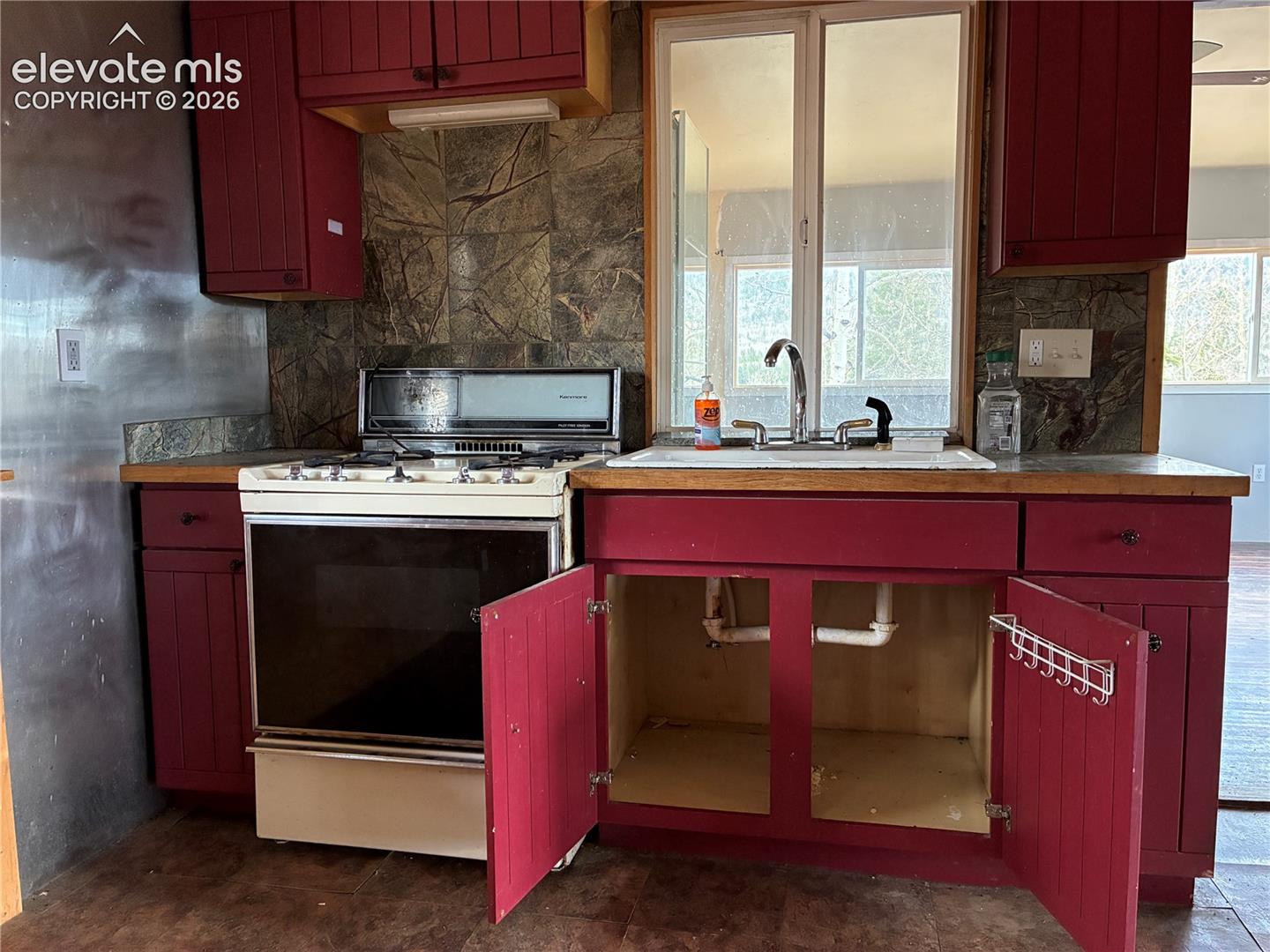 Planned Kitchen area. 