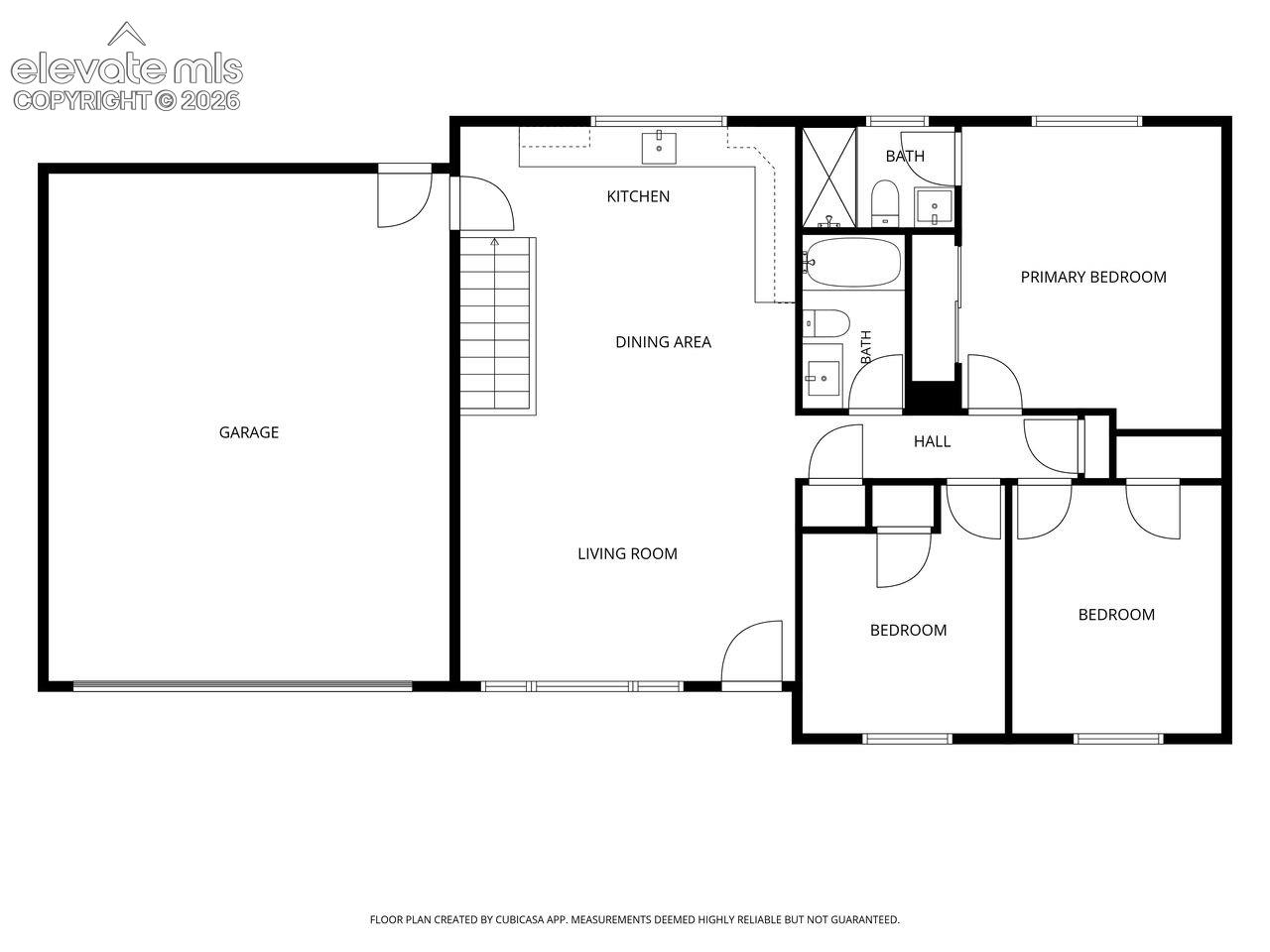 Upper level Floor plan