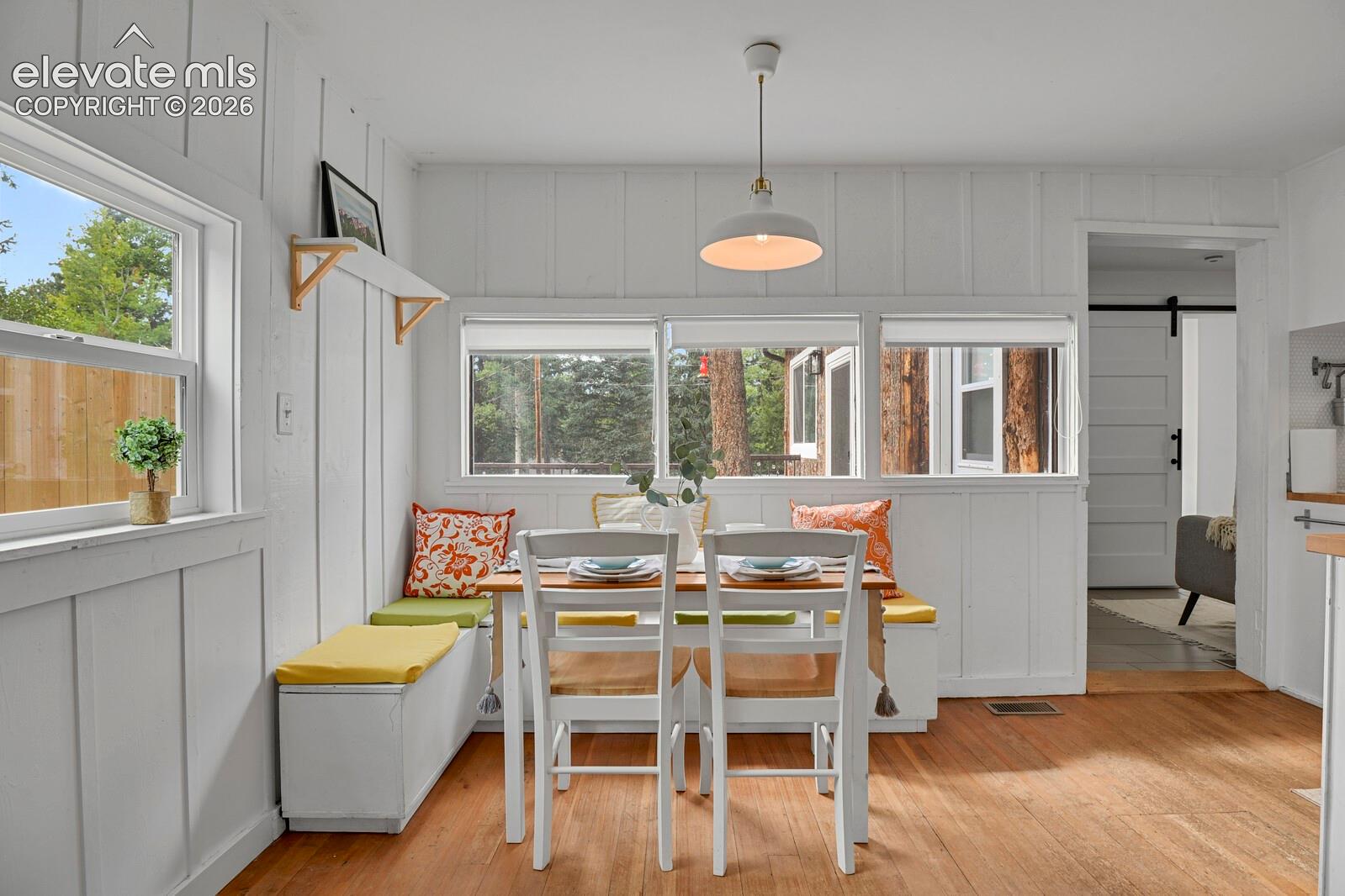 Built in seating with storage