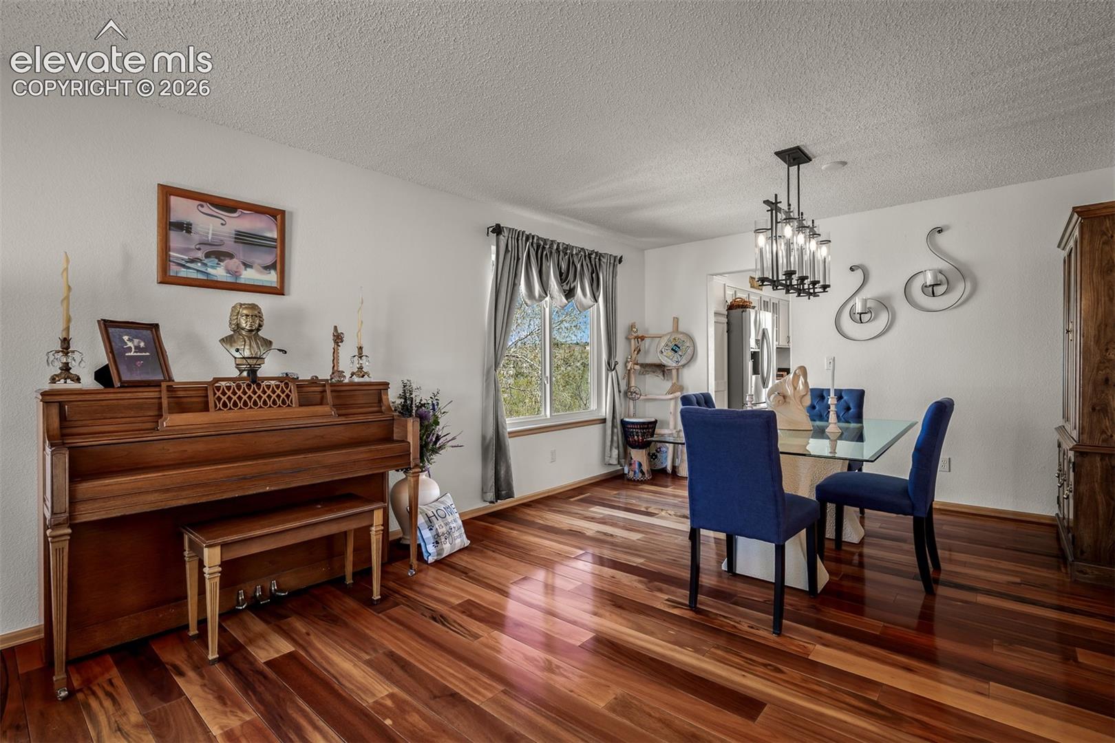 Spacious interior with rich Brazilian Koa Hardwood flooring.