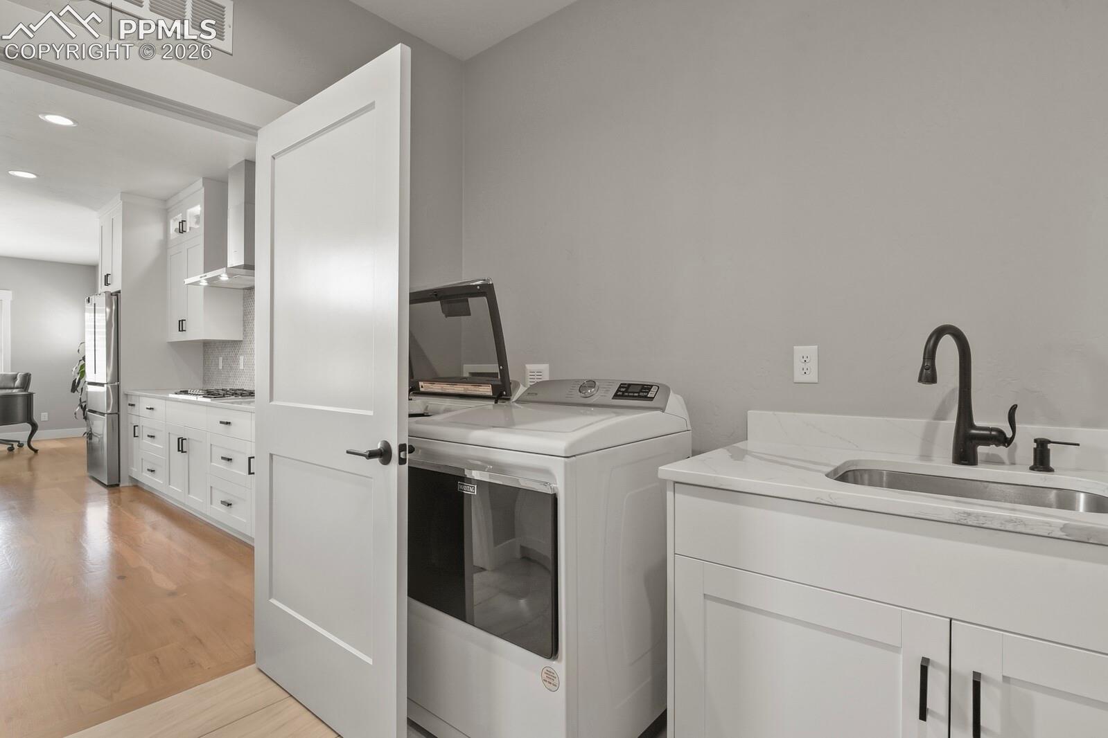Laundry Room to Kitchen