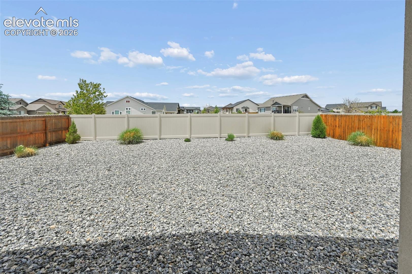 Xeriscaped Back Yard