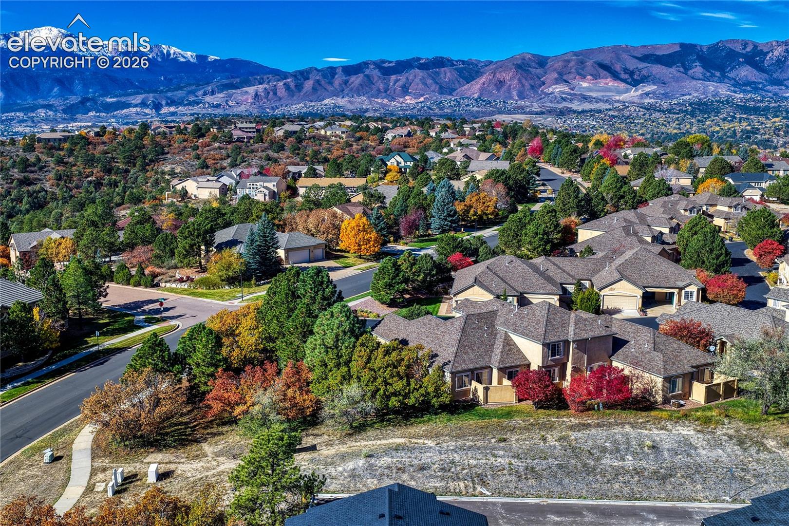 Spectacular backdrop of the Front Range right in your neighborhood
