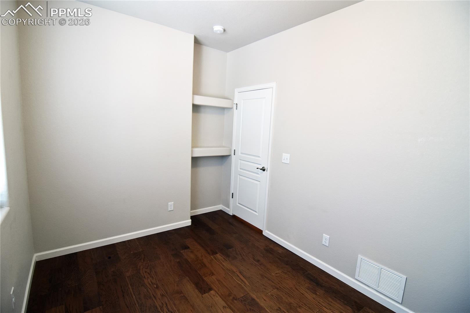 Built-in shelves!
