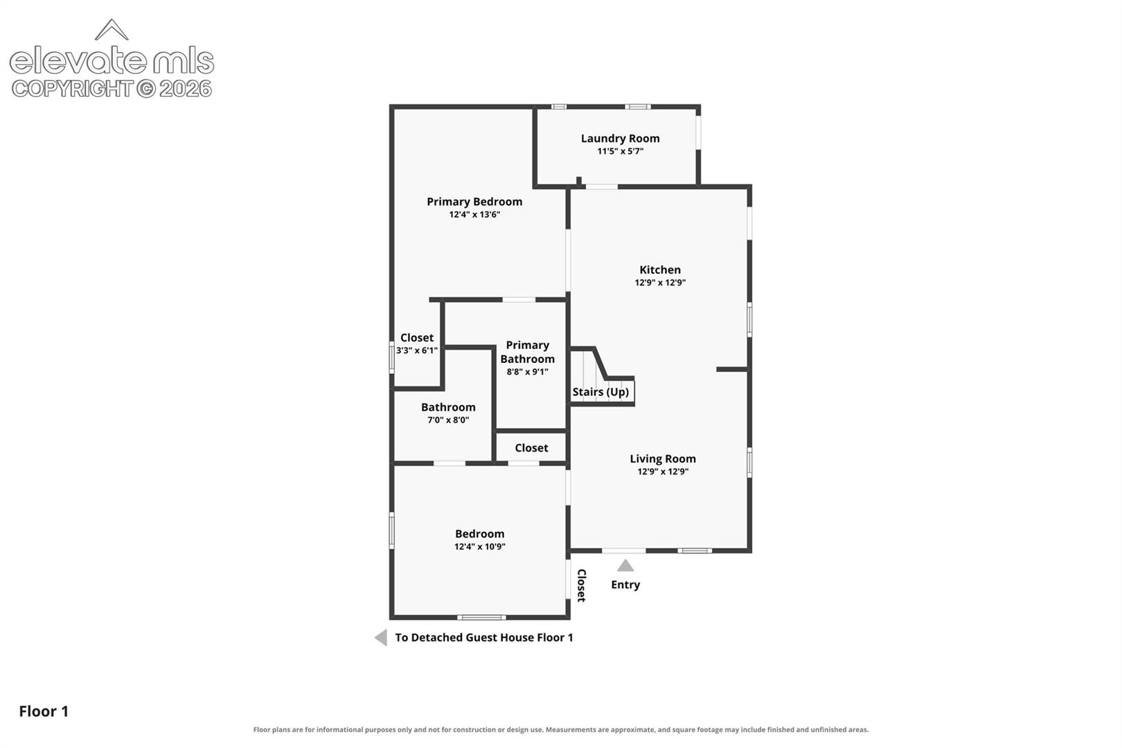 Main House Floor plan 