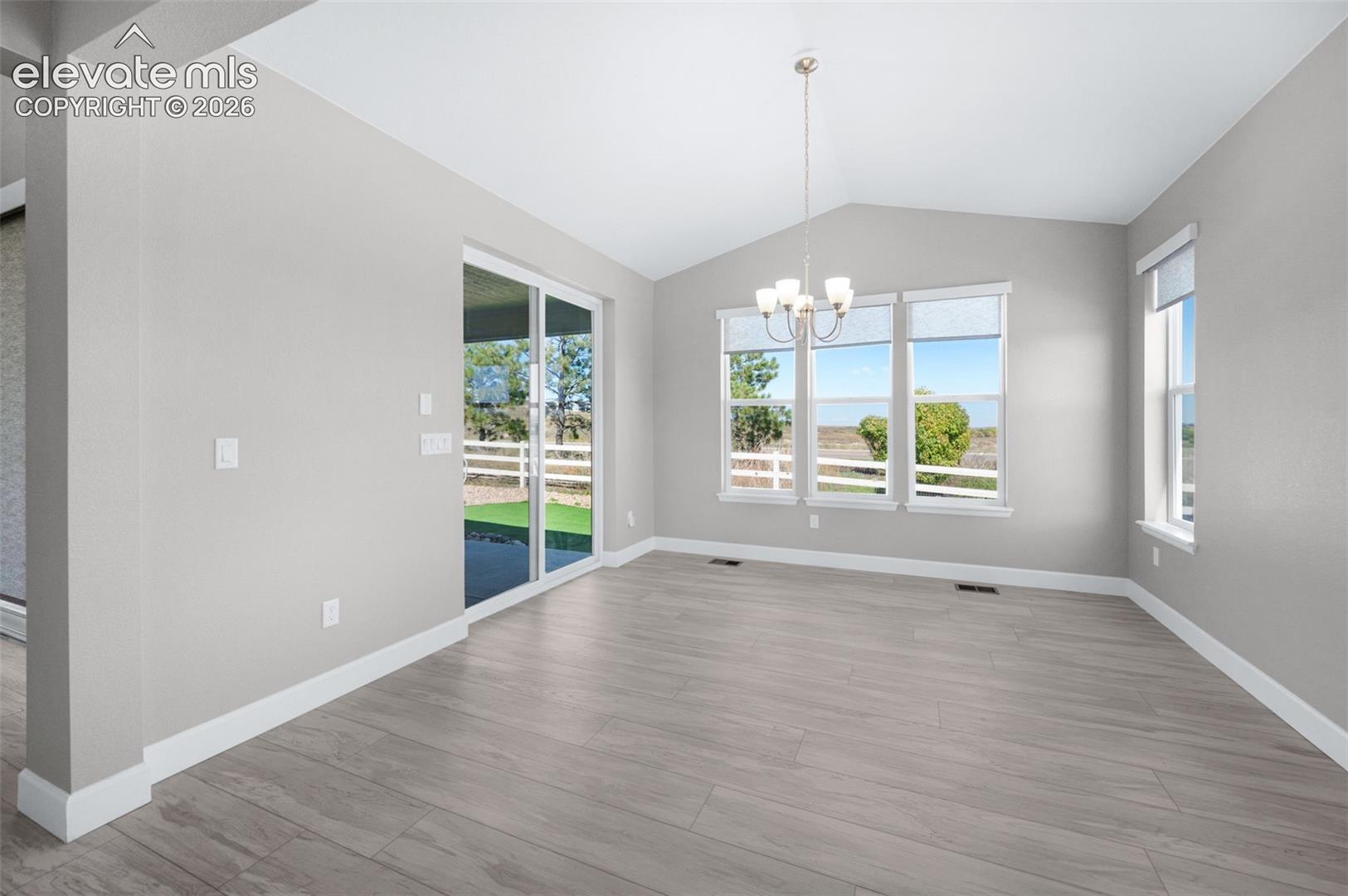 Informal Dining Area Opens To Patio