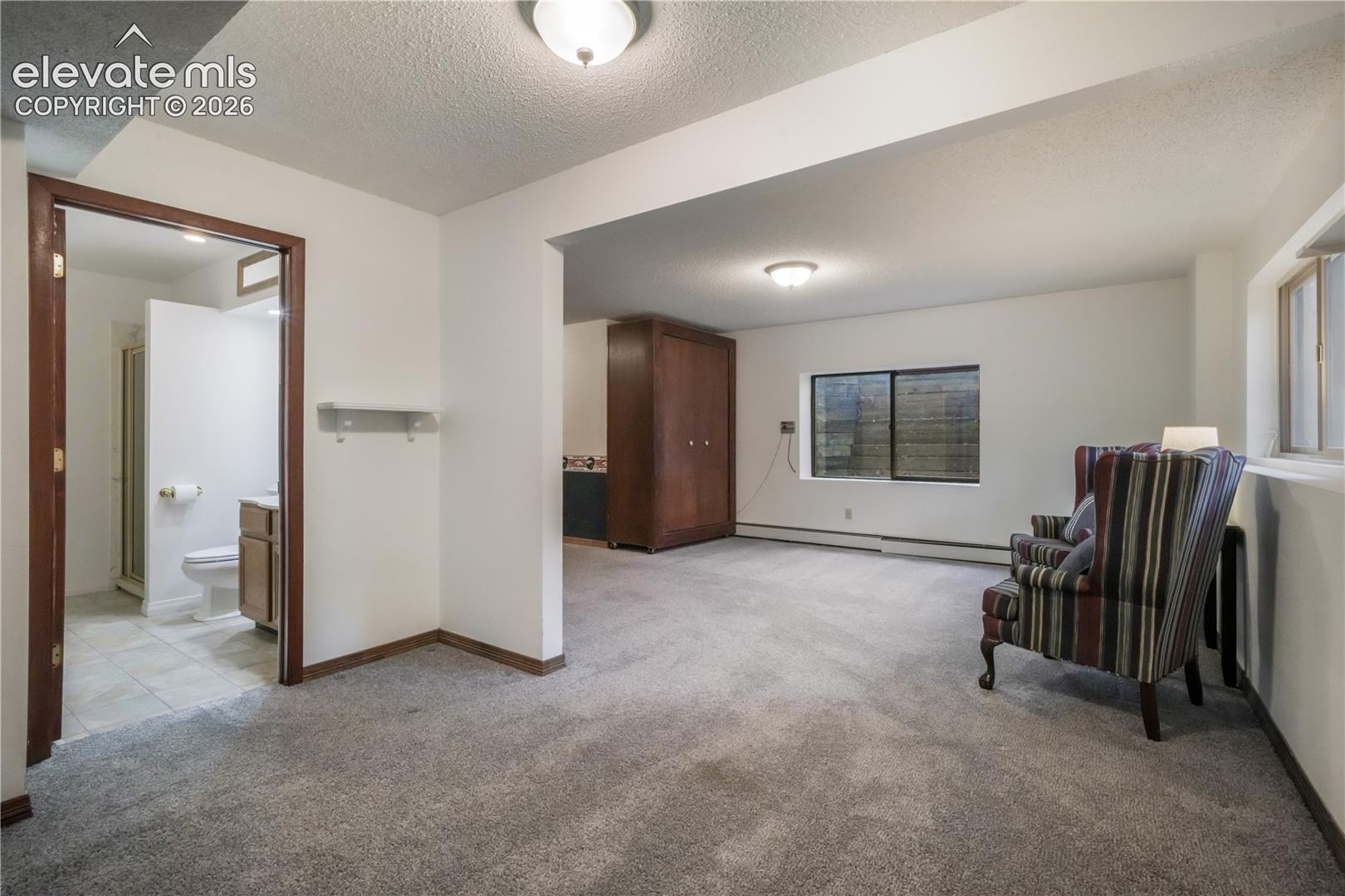 Basement has tons space and storage