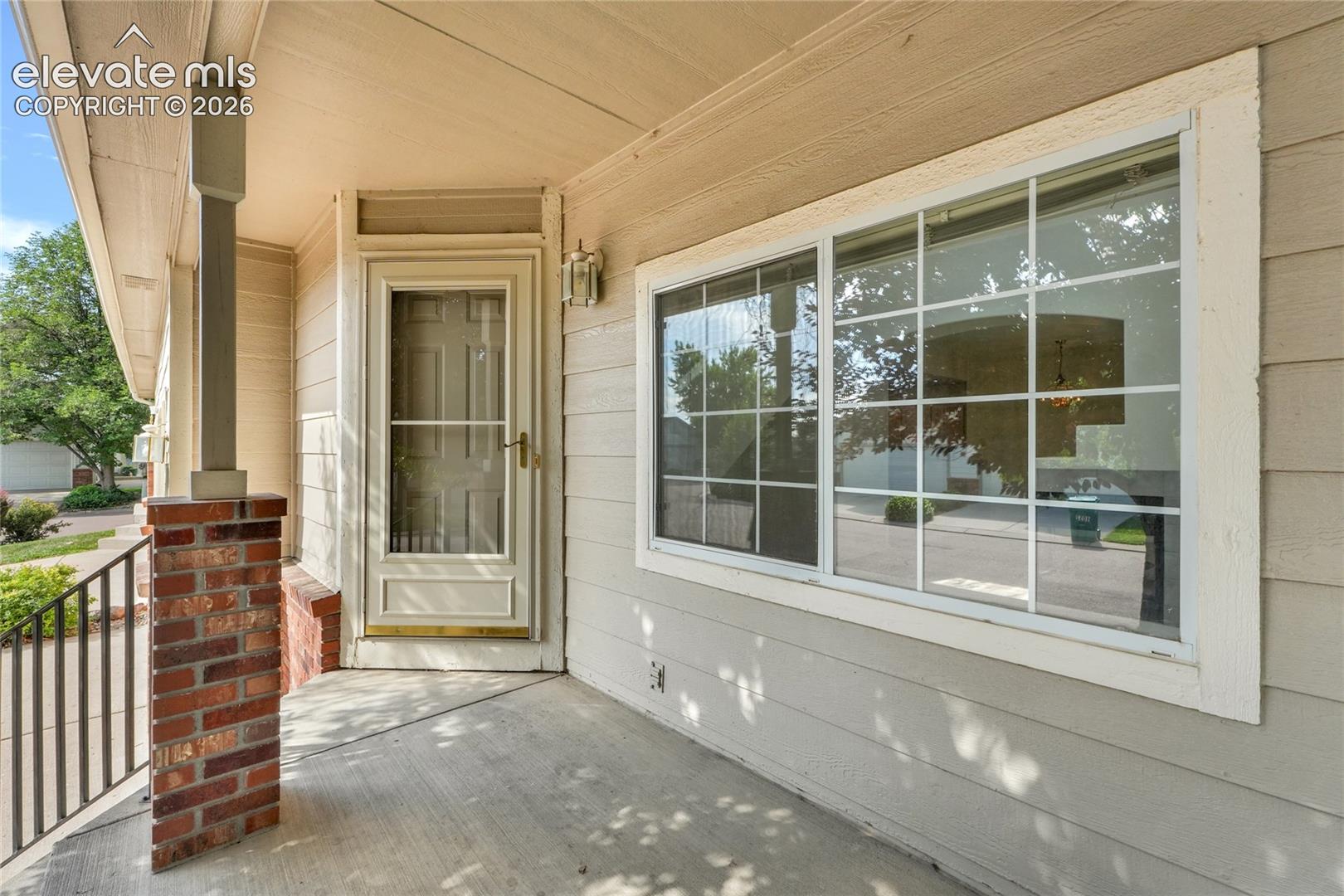 Covered front porch