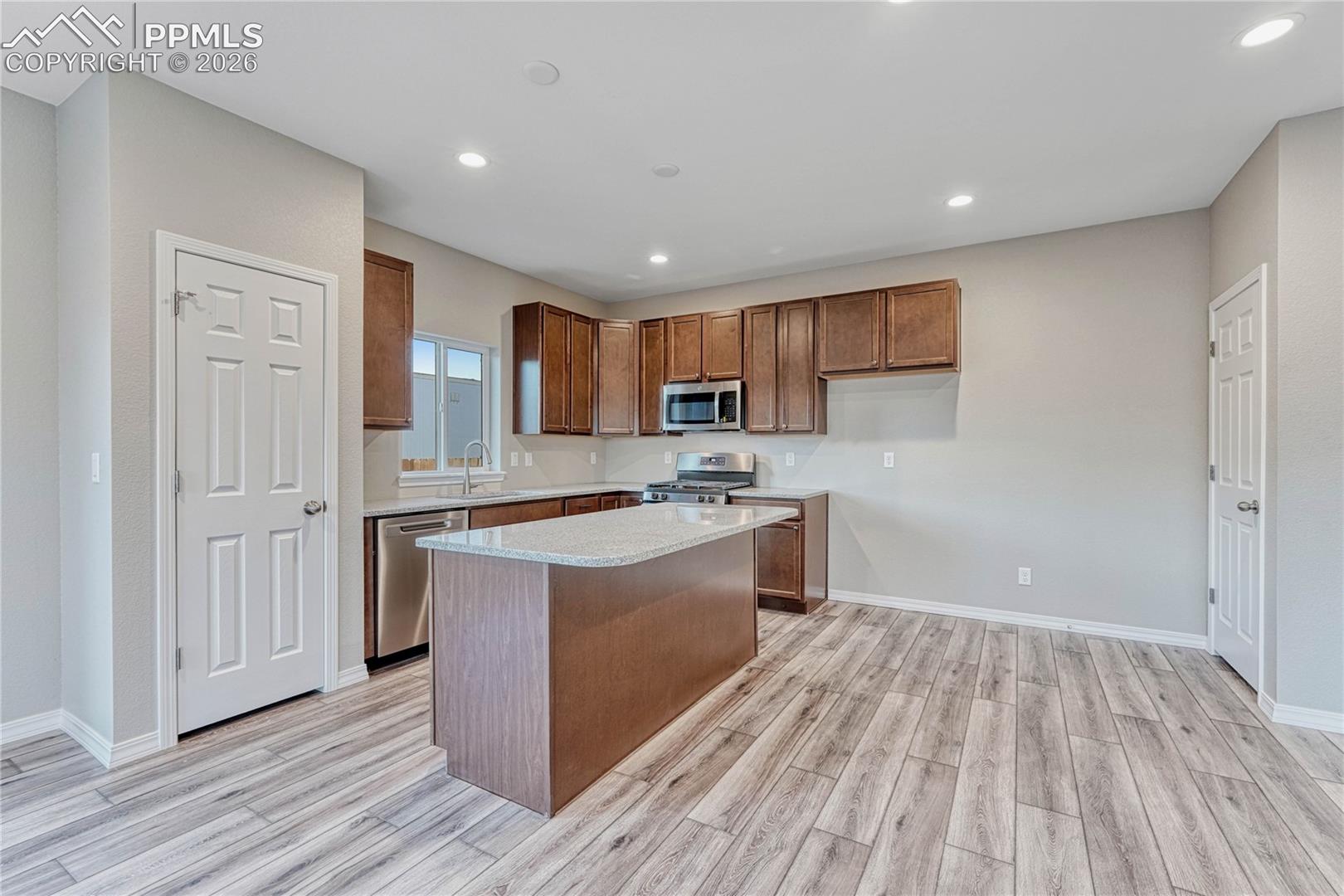Choose your cabinet style and finish. Gas range and refrigerator included standard!