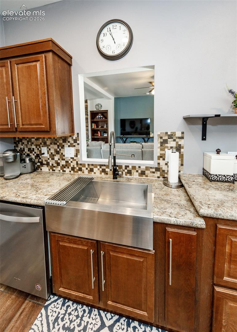 Another view of the kitchen