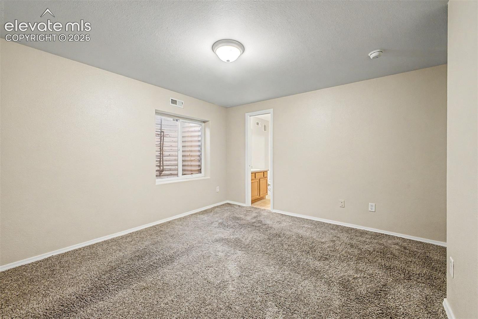 Basement bedroom