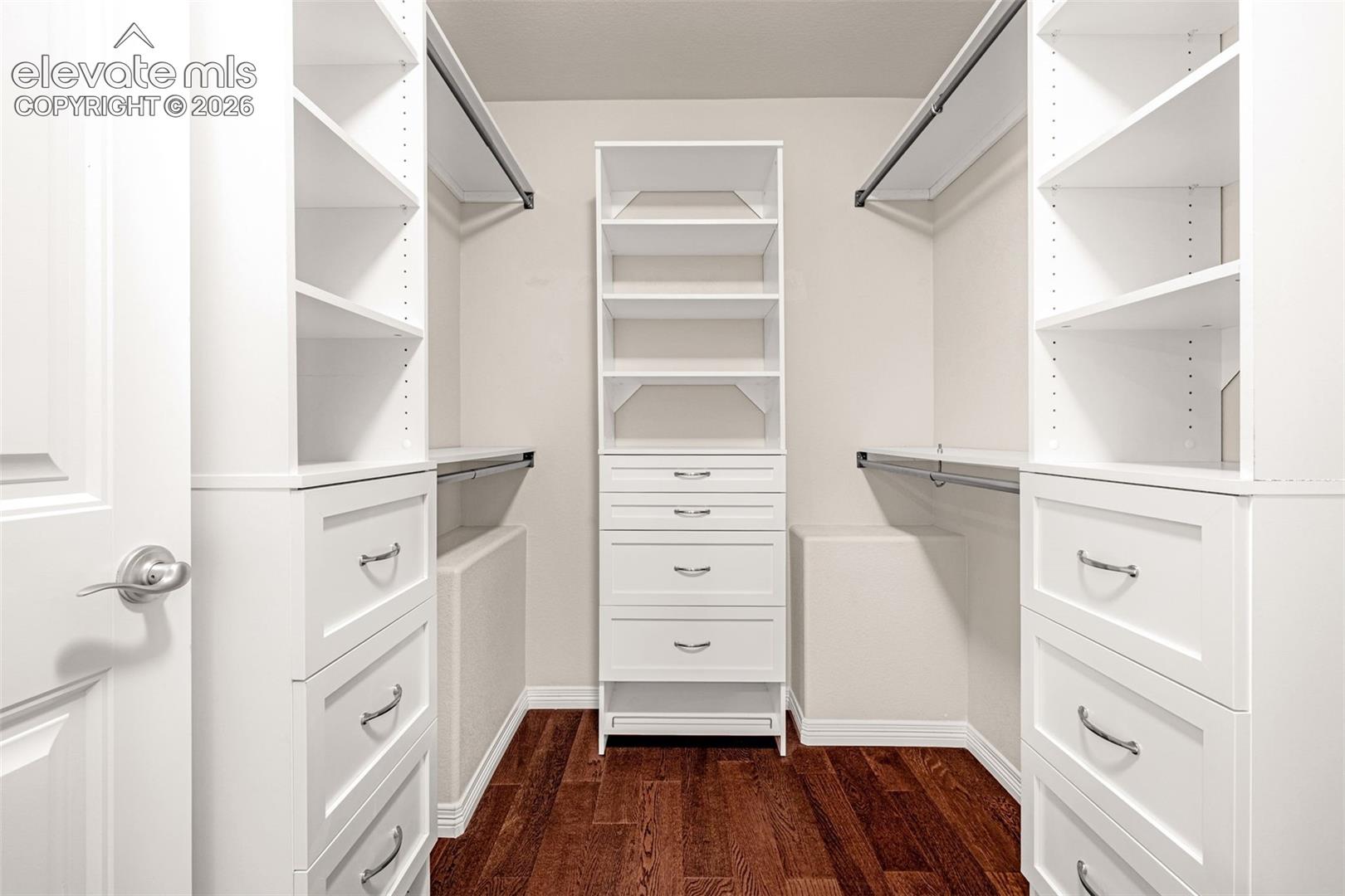 Primary walk in closet