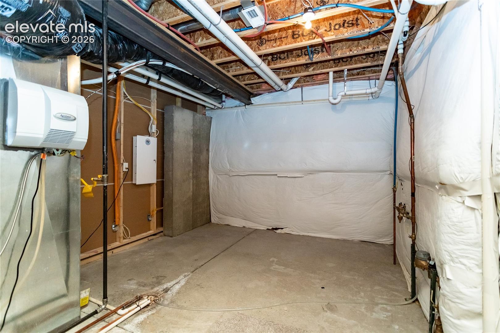 Mechanical and storage room