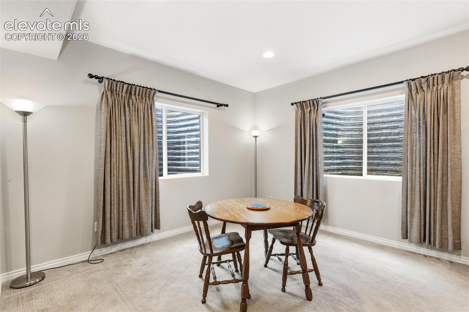Options abound in this finished basement