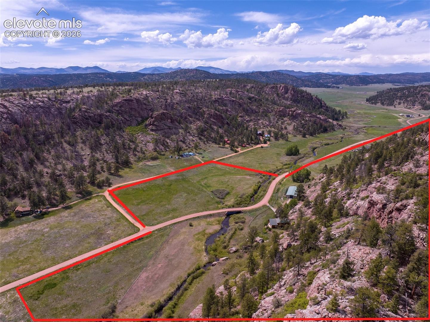 Approximate property lines, buyer responsible for survey. 