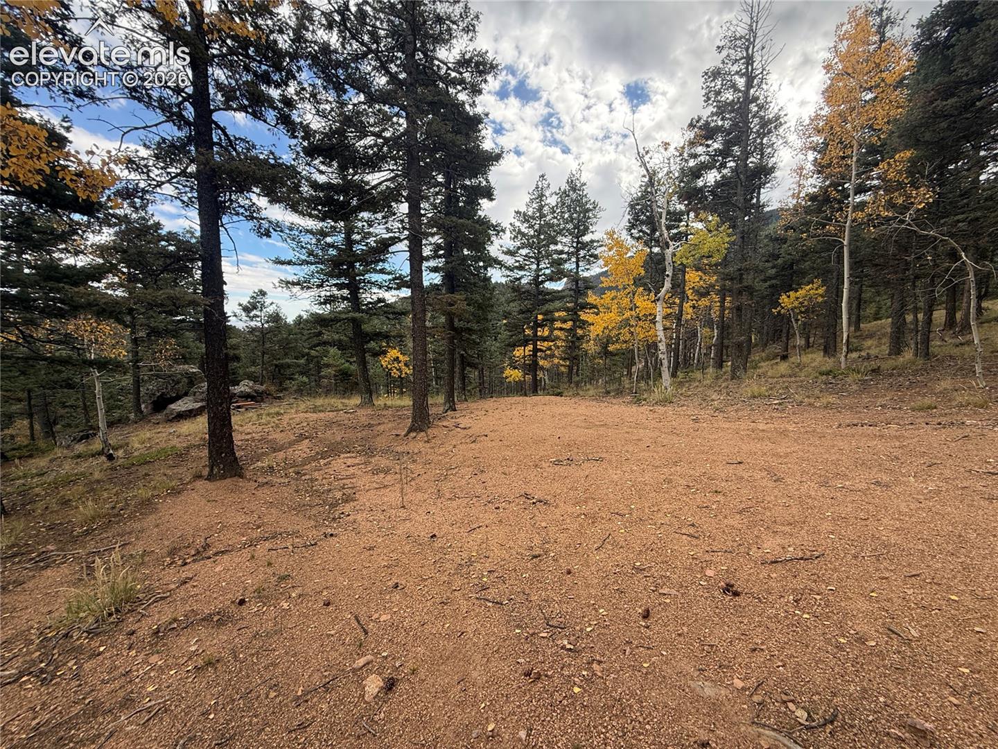 Build Site with mountain views behind