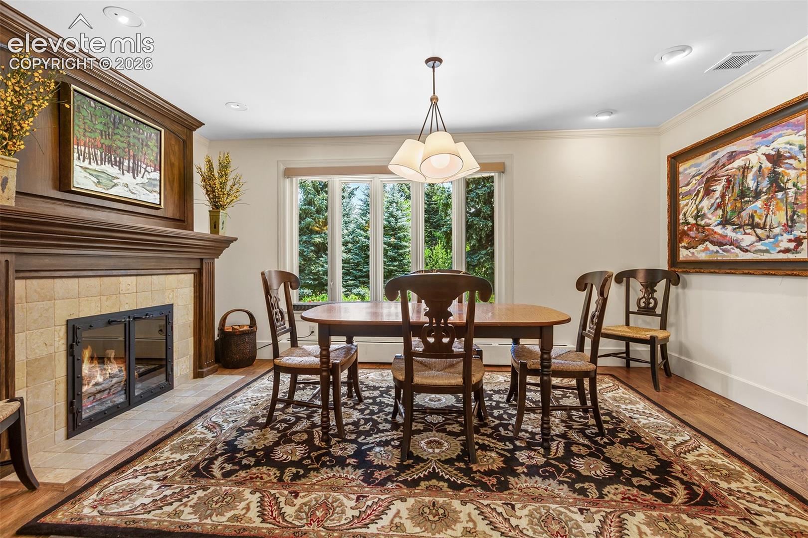 Informal dining room
