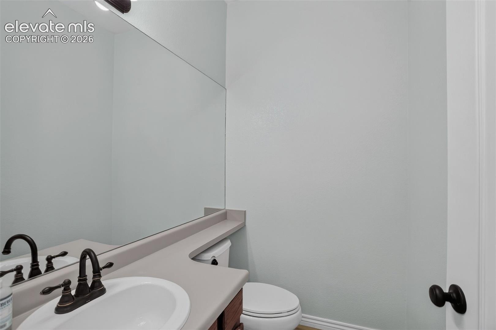 Main floor half bath