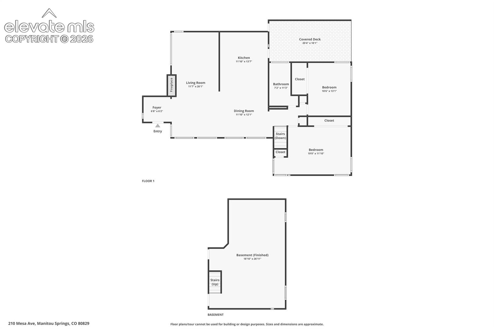 210 Mesa Ave, Manitou Springs, CO 80829