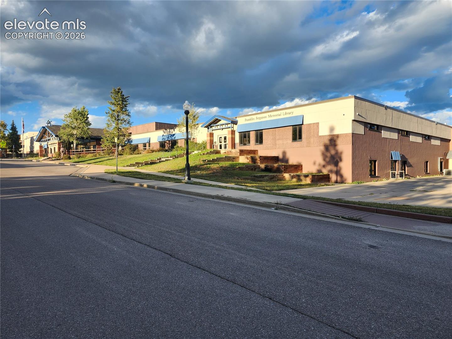 Pass library and school