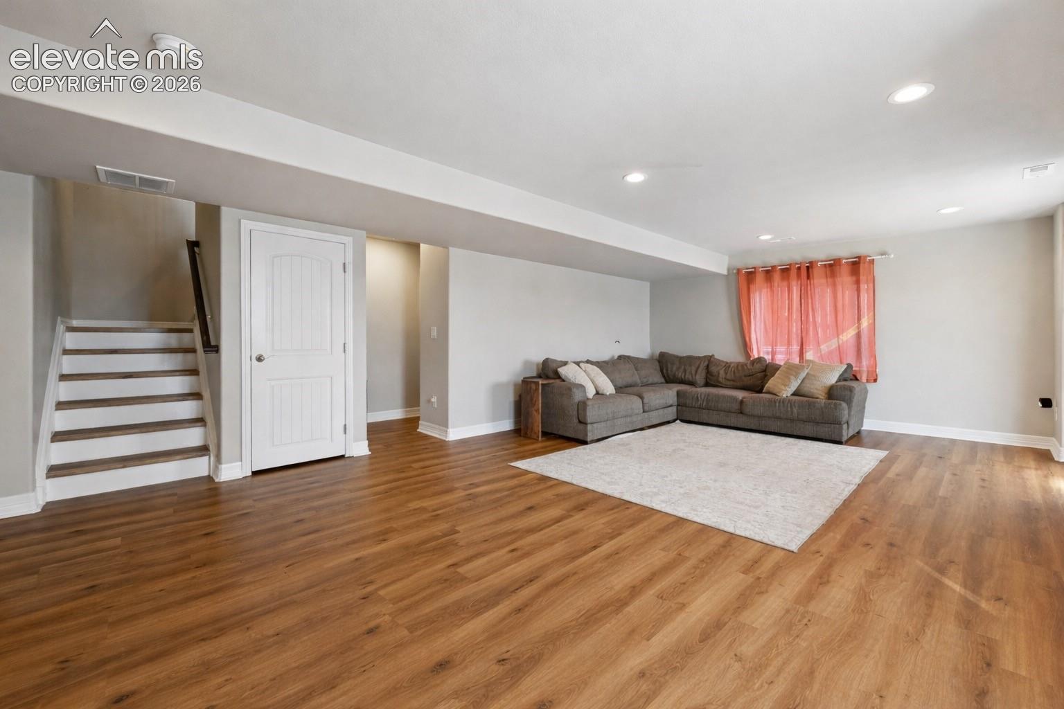 basement family room