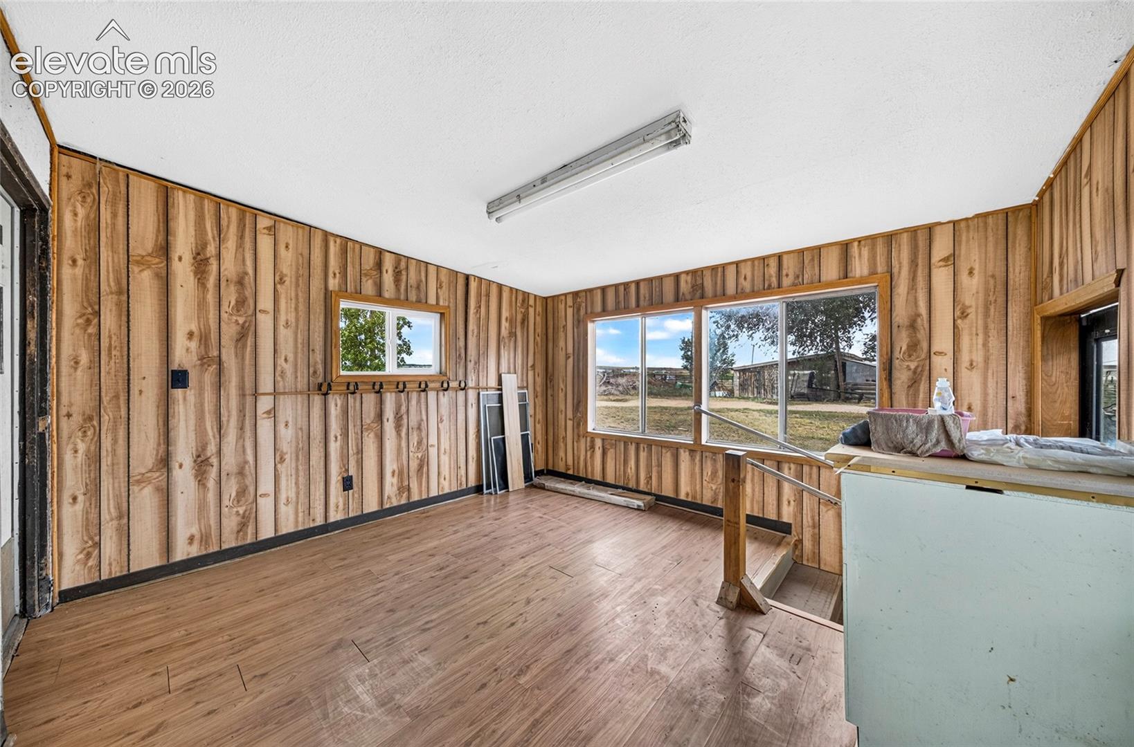 Enclosed back porch