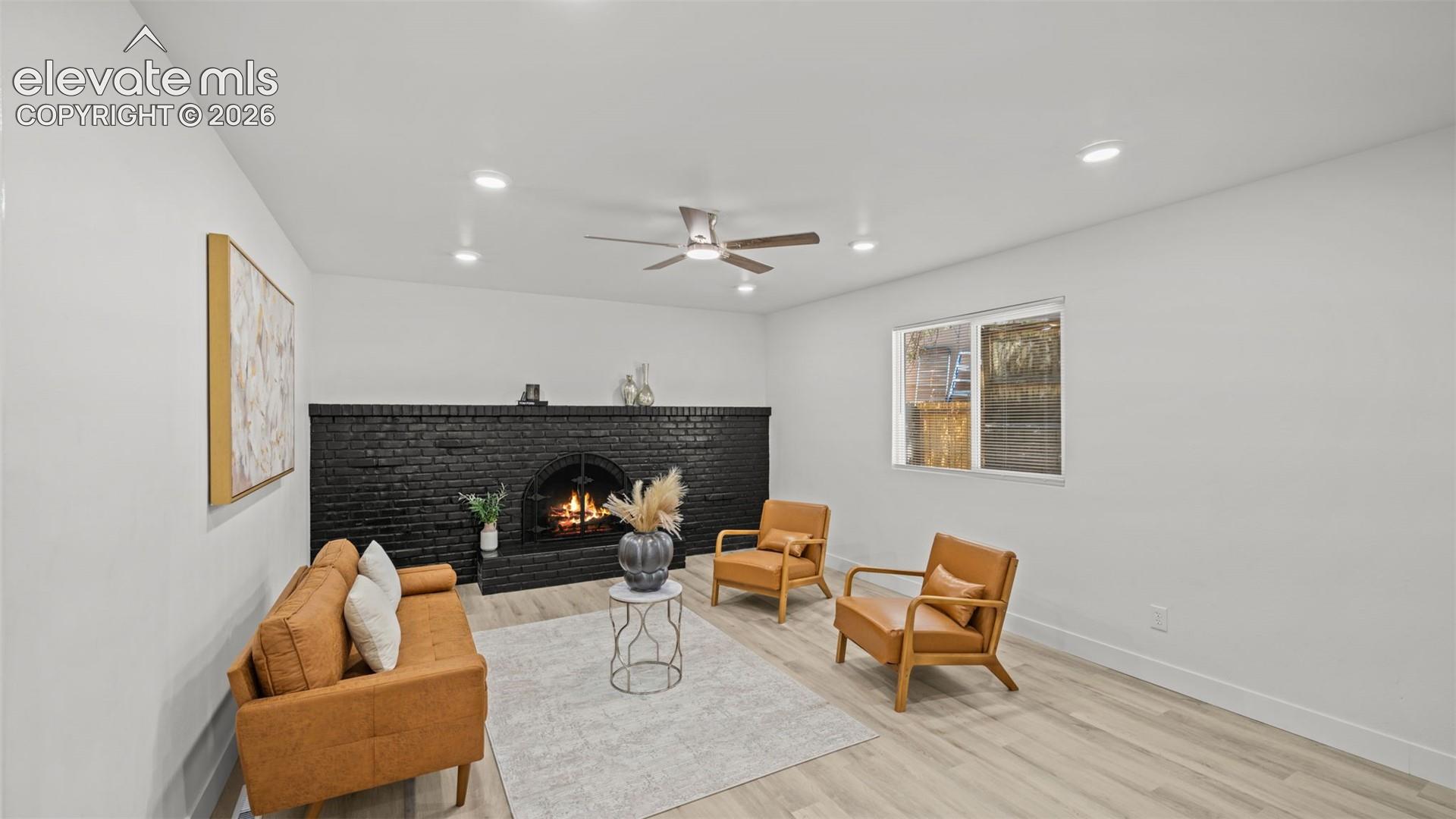 Spacious family room