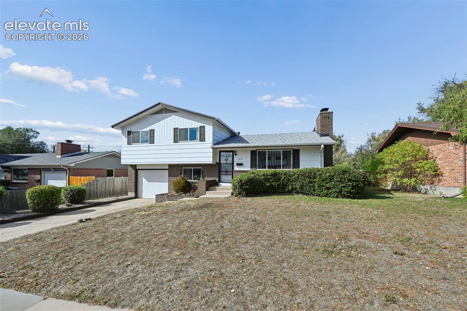 4 bedroom, 2 bath, 1 car garage.